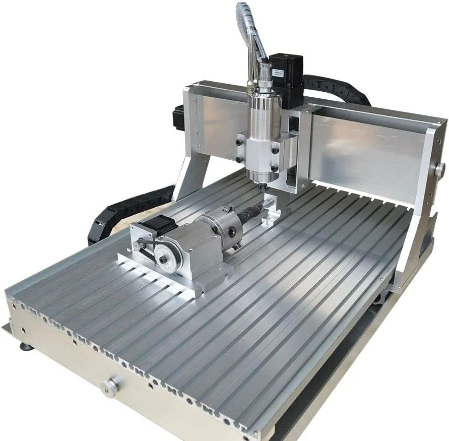 TEN-HIGH 3040 800W CNC Router Engraving Drilling Milling Machine,usb port with 4th Axis.