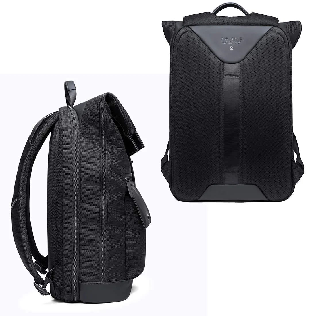 THE CLOWNFISH 15.6 inch Water Resistant Laptop Backpack - Anti-theft, Foldable | 30 L | Black