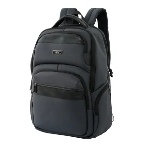 The Clownfish Laptop Backpack - USB Port & Padded Sleeve | 18 Inch | 35L | Grey