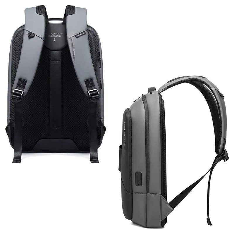 THE CLOWNFISH Water Resistant Anti-Theft Laptop Backpack | Spacious Compartment | Grey