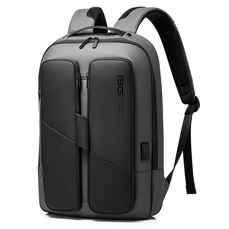 THE CLOWNFISH Water Resistant Anti-Theft Laptop Backpack | Spacious Compartment | Grey
