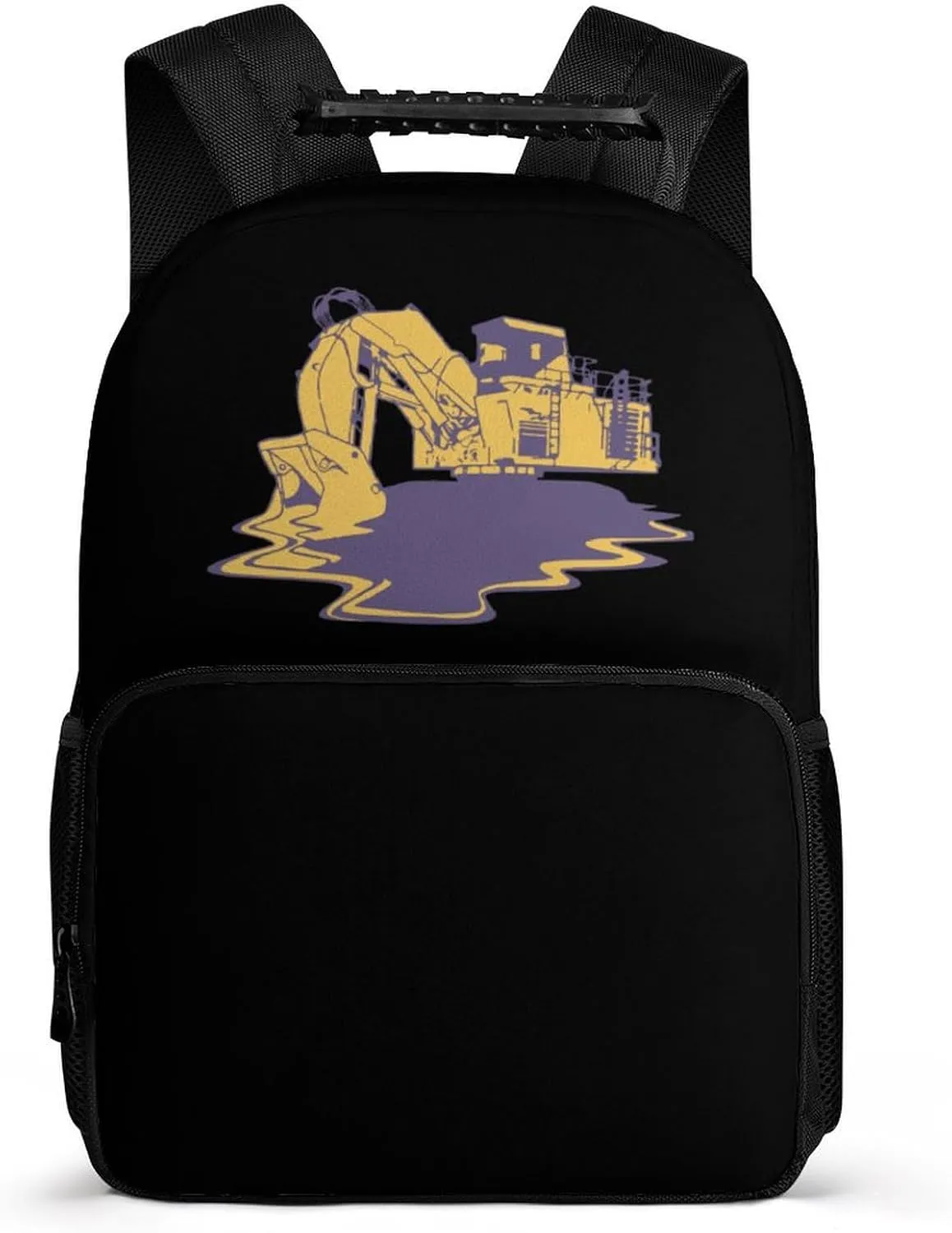 The Excavator Melt Travel Laptop Backpack 16 Inch Computer Bag Casual Daypack for Business Hiking