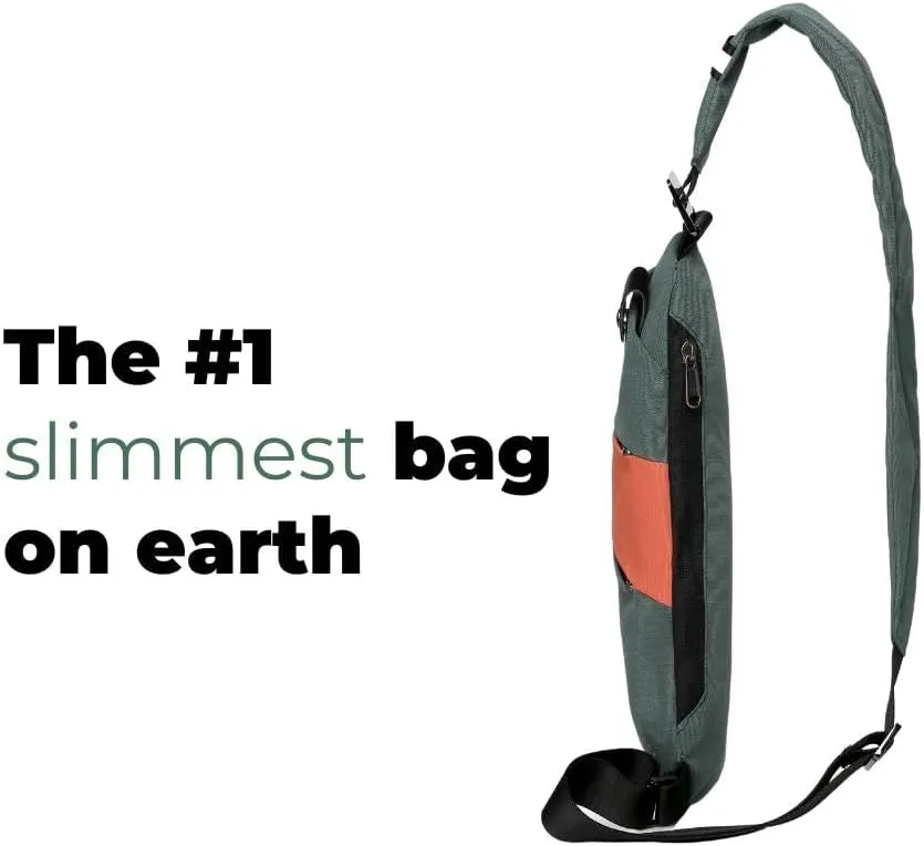 The Original Slim Carry Crossbody Anti-Theft Black Bag