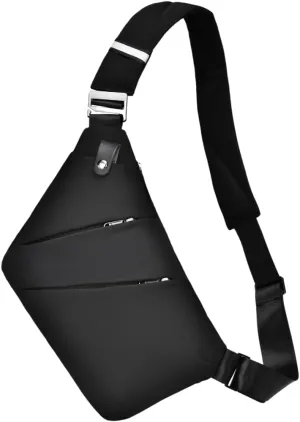 The Original Slim Carry Crossbody Anti-Theft Black Bag