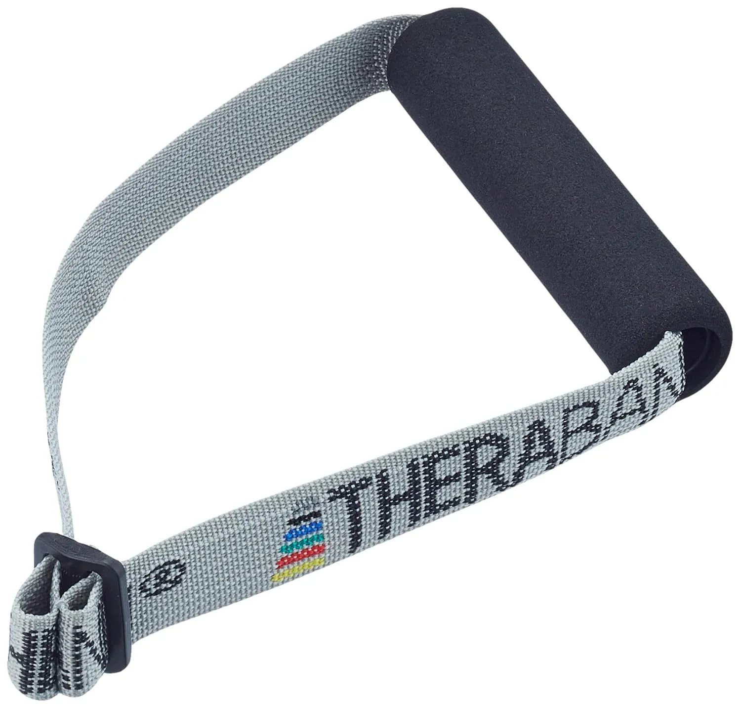 THERABAND Resistance Band Handles, Soft Handles Pair, Accessories for Elastic Resistance Bands & Tubes, Exercise Equipment for Home Gym, Overhead Strength Training, & Stretching, Use with Door Anchor