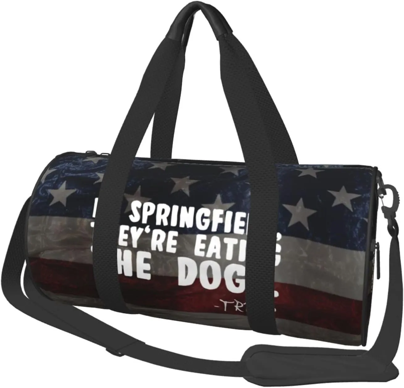 They'Re Eating The Dogs Duffel Bag Gym Bag Travel Sports Tote Large Foldable Beach Swim Yoga7