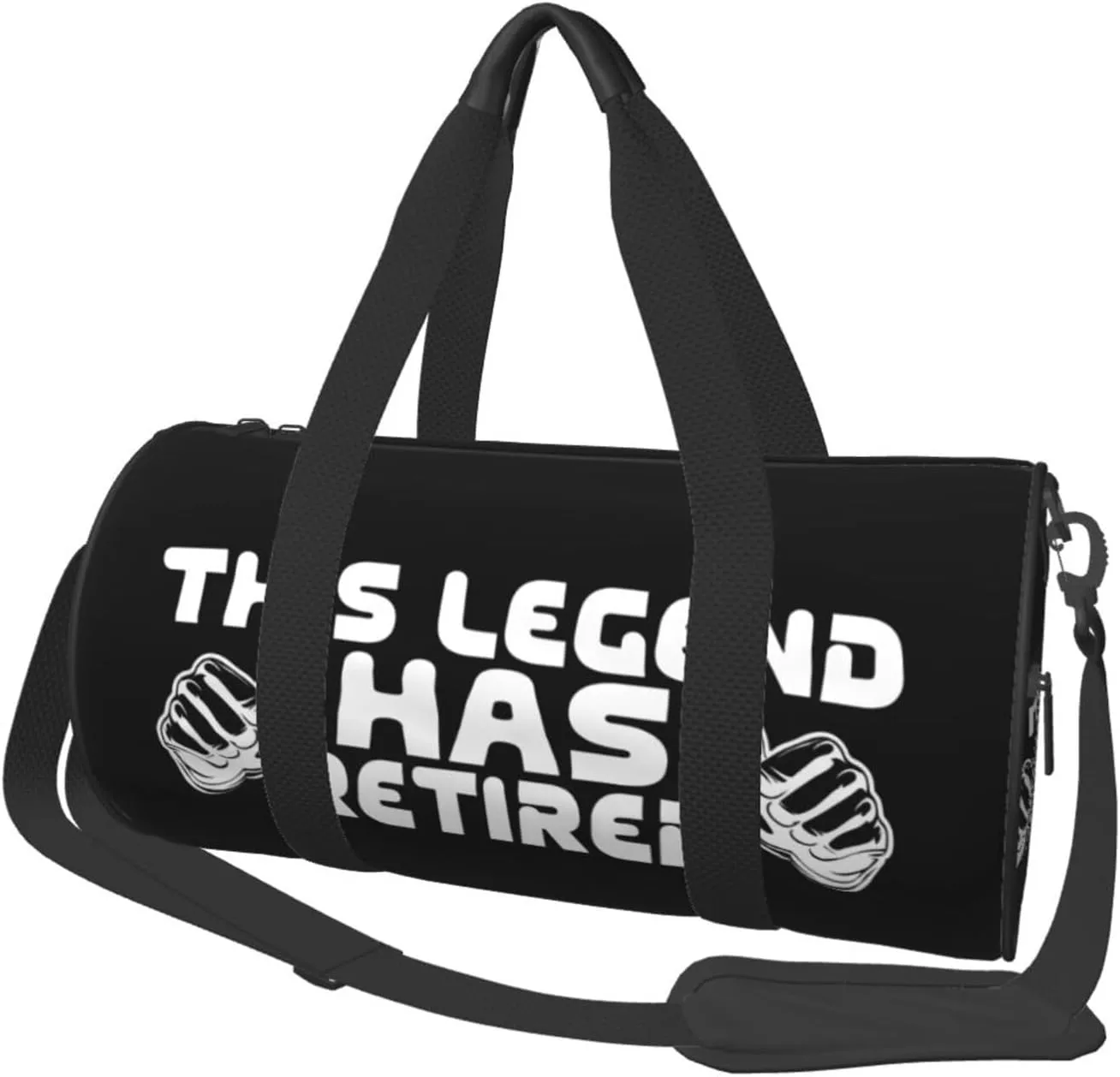 This Legend Has Retired Retirement Duffel Bag Gym Bag Travel Sports Tote Large Foldable Beach Swim Yoga4
