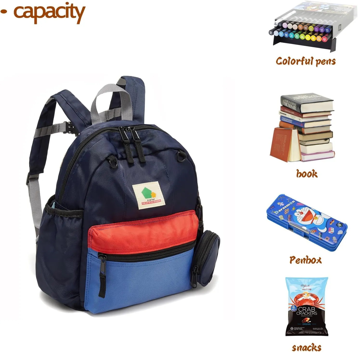 Toddler Backpack for Boys Girls 2-4, Preschool Mini Kindergarten Backpack for Kids Gift, 12 Inch