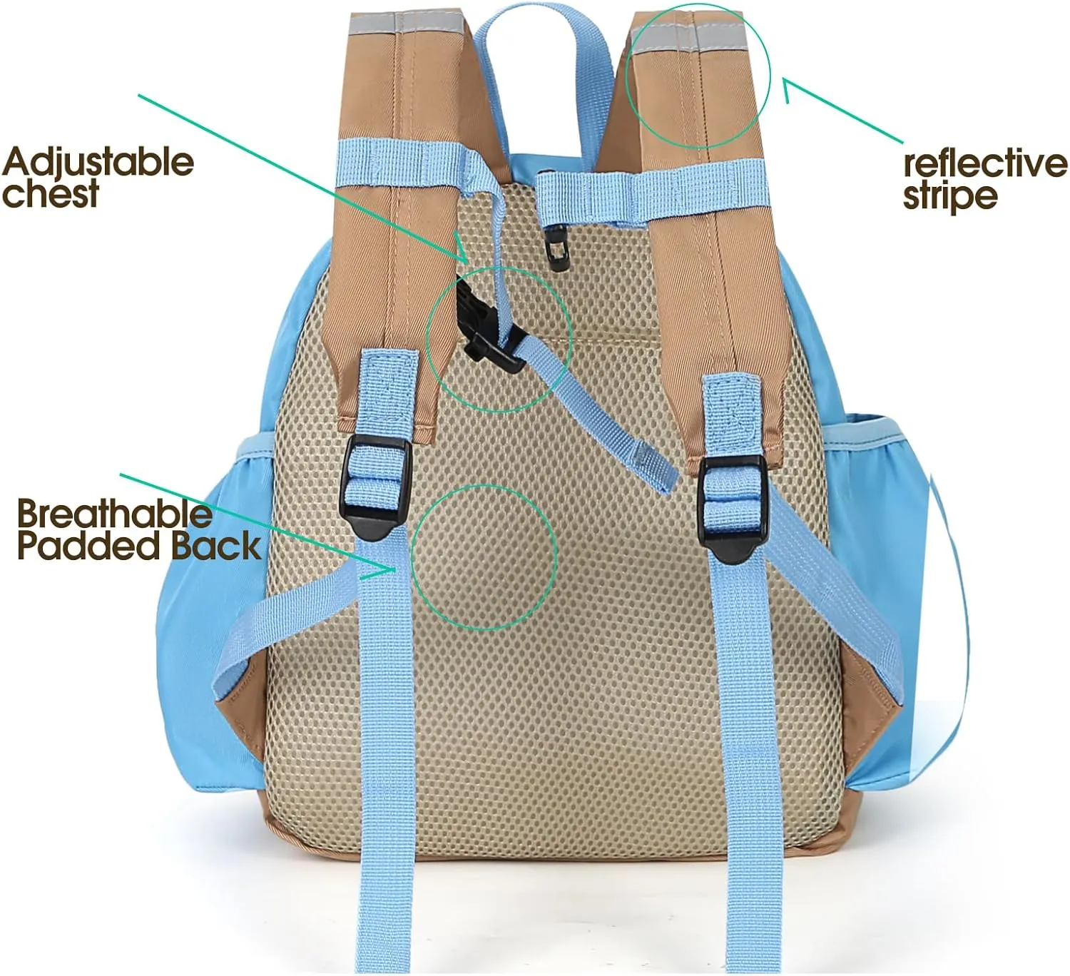 Toddler Backpack for Boys Girls, Small Kindergarten Elementary Backpack for Kids Gift,15 inch