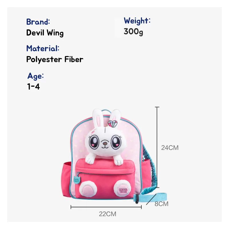 Toddler Backpack: Rabbit Plush - Raina