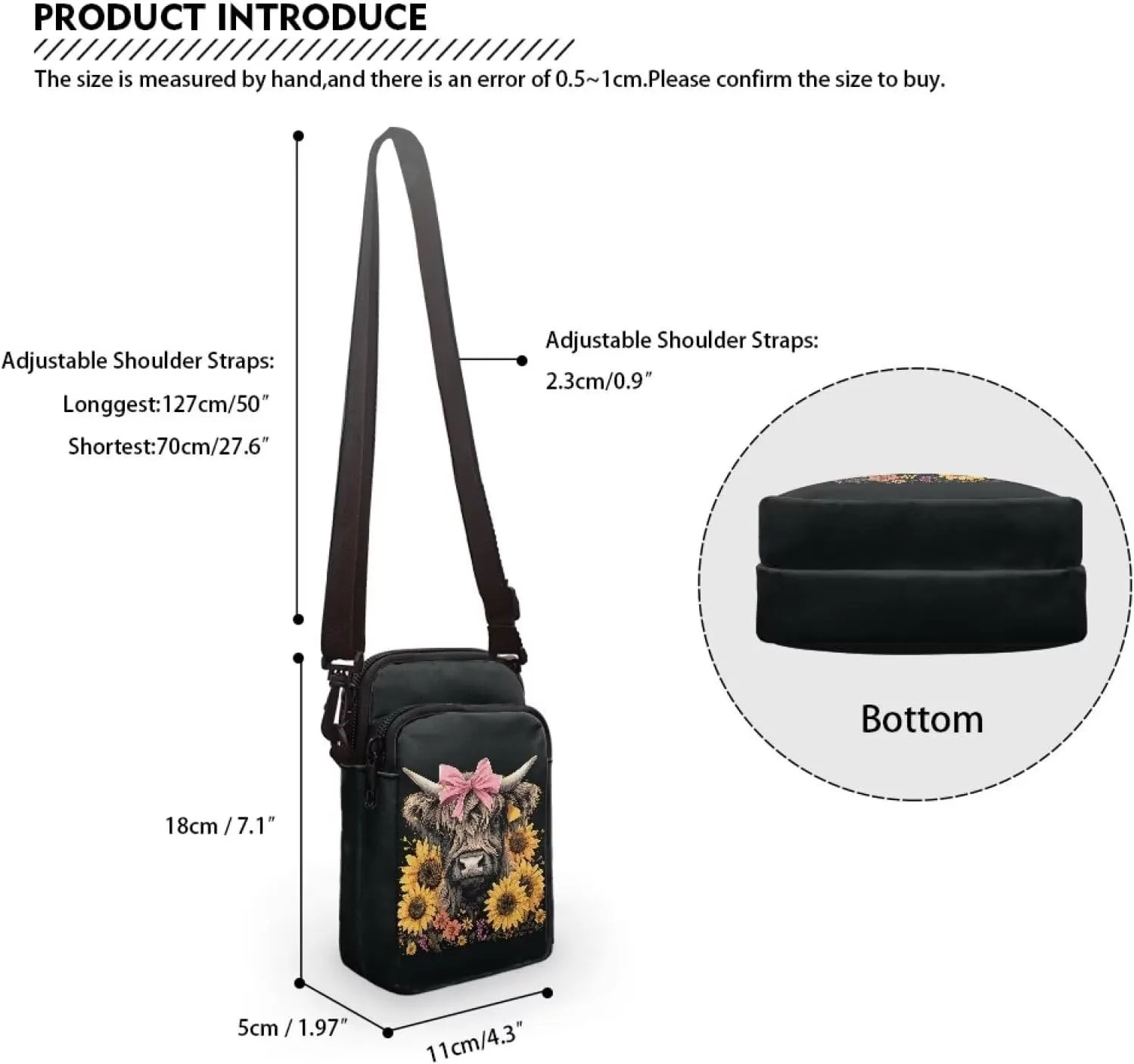 Toddler Crossbody Bag Kids Messenger Bag Over Shoulder Purse