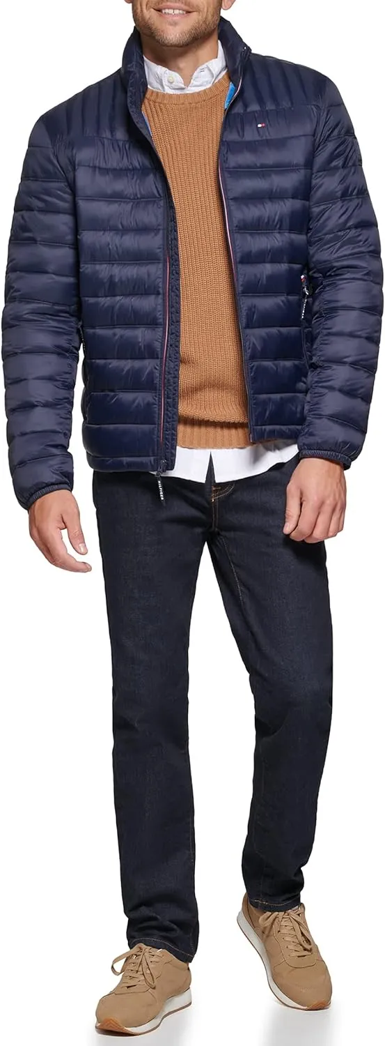 Tommy Hilfiger Men's Ultra Loft Lightweight Packable Puffer Jacket (Standard and Big & Tall)