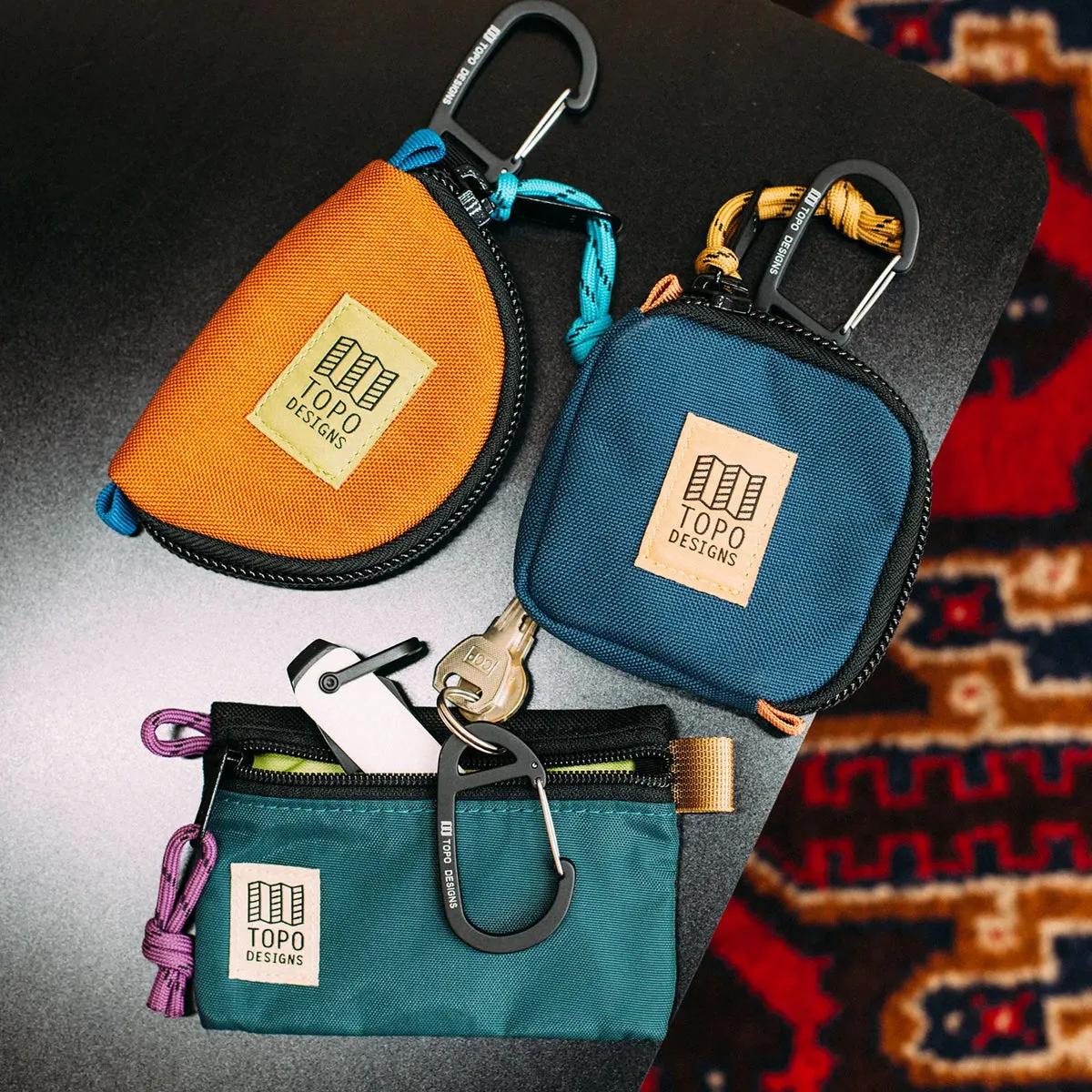 Topo Designs : Square Bag : Black