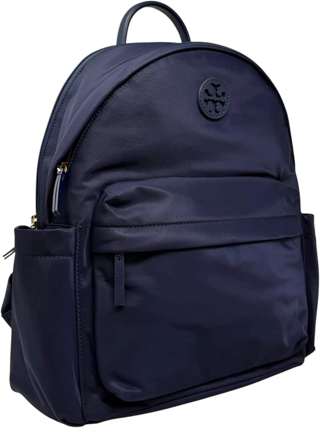 Tory Burch 88368 Ella Navy Blue With Blue Hardware Nylon Medium Women's Backpack