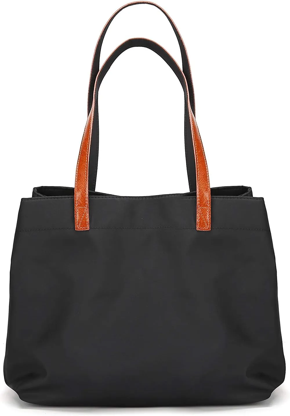 Tote Bag for Women Large Nylon Purses Handbags Leather Handles Travel Work Shoulder