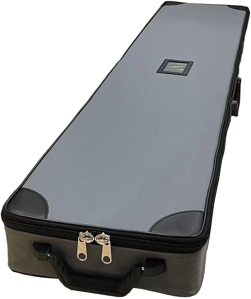 Trade Show Shipping Case with Wheels and handles， INSIDE SIZE：51" Lx12 Wx3 H，for Roll Up Banner Stand or Backdrop Booth Frame Travel Case