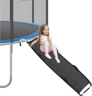Trampoline Slide, Safer Than Trampoline Ladder, Universal 22" Width Safety Trampoline Slide with Handles and Strong Tear Resistant Fabric for Children Kids