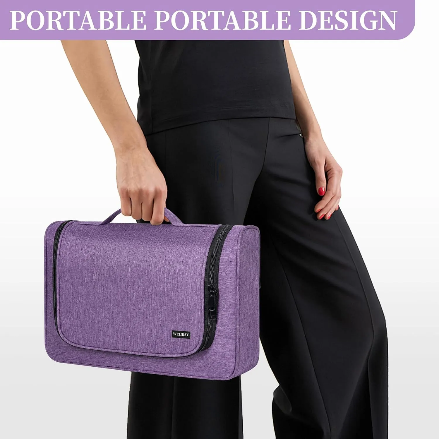 Travel Storage Bag Compatible with Dyson Airwrap Styler, Portable Travel Organizer for Hair Curler and Attachment with Multi-pockets