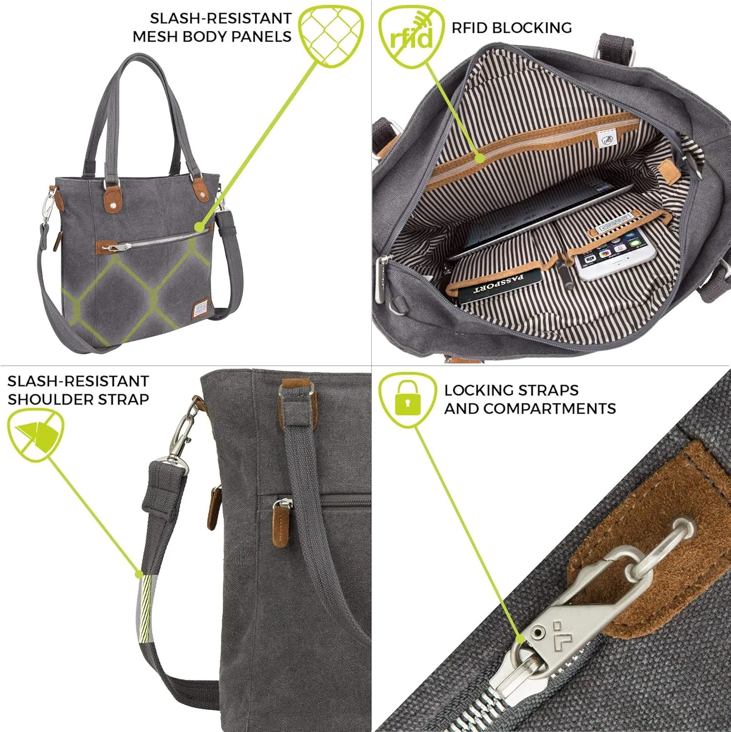 Travelon Anti-Theft Heritage Tote Bag