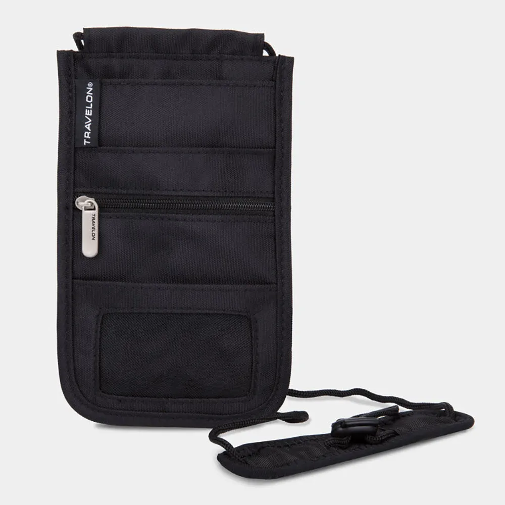 Travelon RFID Deluxe Boarding Pouch Black