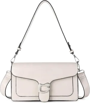 Travistar Crossbody Bags for Women Trendy - Small Cross Body Purse Shoulder Bag Leather Handbags Evening Clutch with 2 Straps