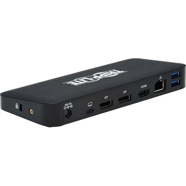 Tripp Lite USB C Dock Triple Display 4K60Hz HDMI/DisplayPort USB-A/C Hub