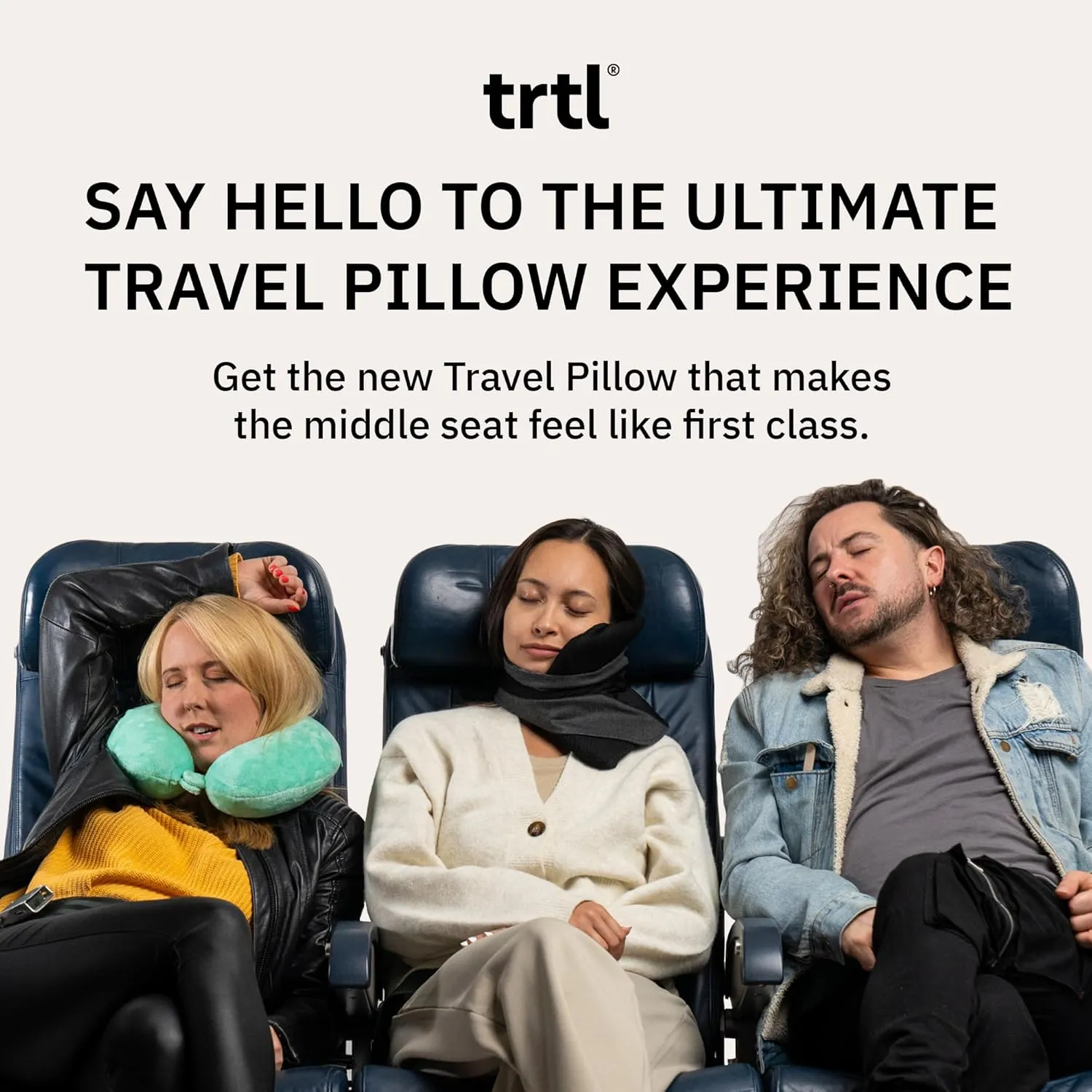 trtl Travel Pillow Cool for Neck Support- Cooling Neck Pillow with Cushioning Foam for Stability and Comfort, Breathable Fabric, Lightweight and Easy to Carry