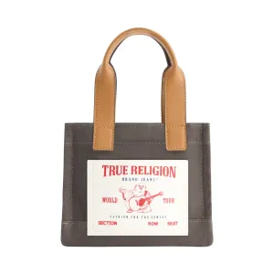 True Religion Mini Tote Bag - Grey