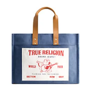 True Religion Tote, Medium Blu