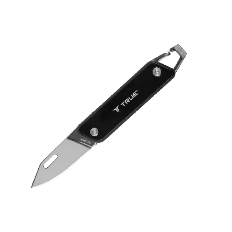 True Utility Modern Keychain Knife - Black