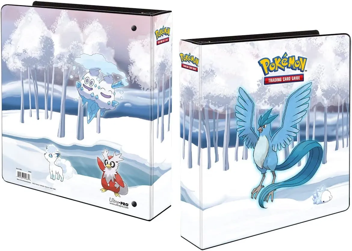 Ultra PRO - Pokémon Gallery Series Frosted Forest 2" Album - 3 Ring Binder Perfect for Protecting Large Card Collection for Collectible Trading Cards, Gaming Cards, Pairs well With 9 Pocket Pages