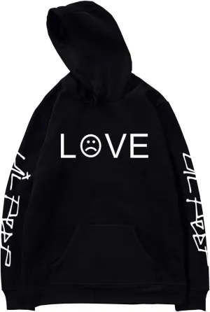 Unisex Hoodie Love Printed Fashion Sport Hip Hop Hoodie Sweatshirt Pocket Jacket Pullover Tops