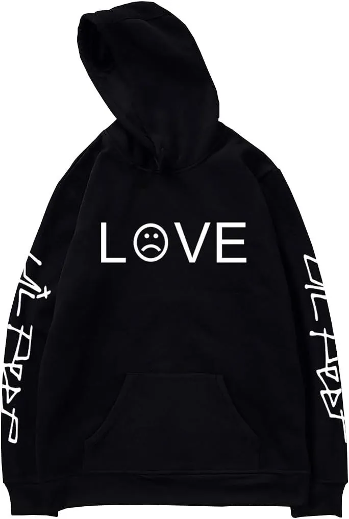 Unisex Hoodie Love Printed Fashion Sport Hip Hop Hoodie Sweatshirt Pocket Jacket Pullover Tops
