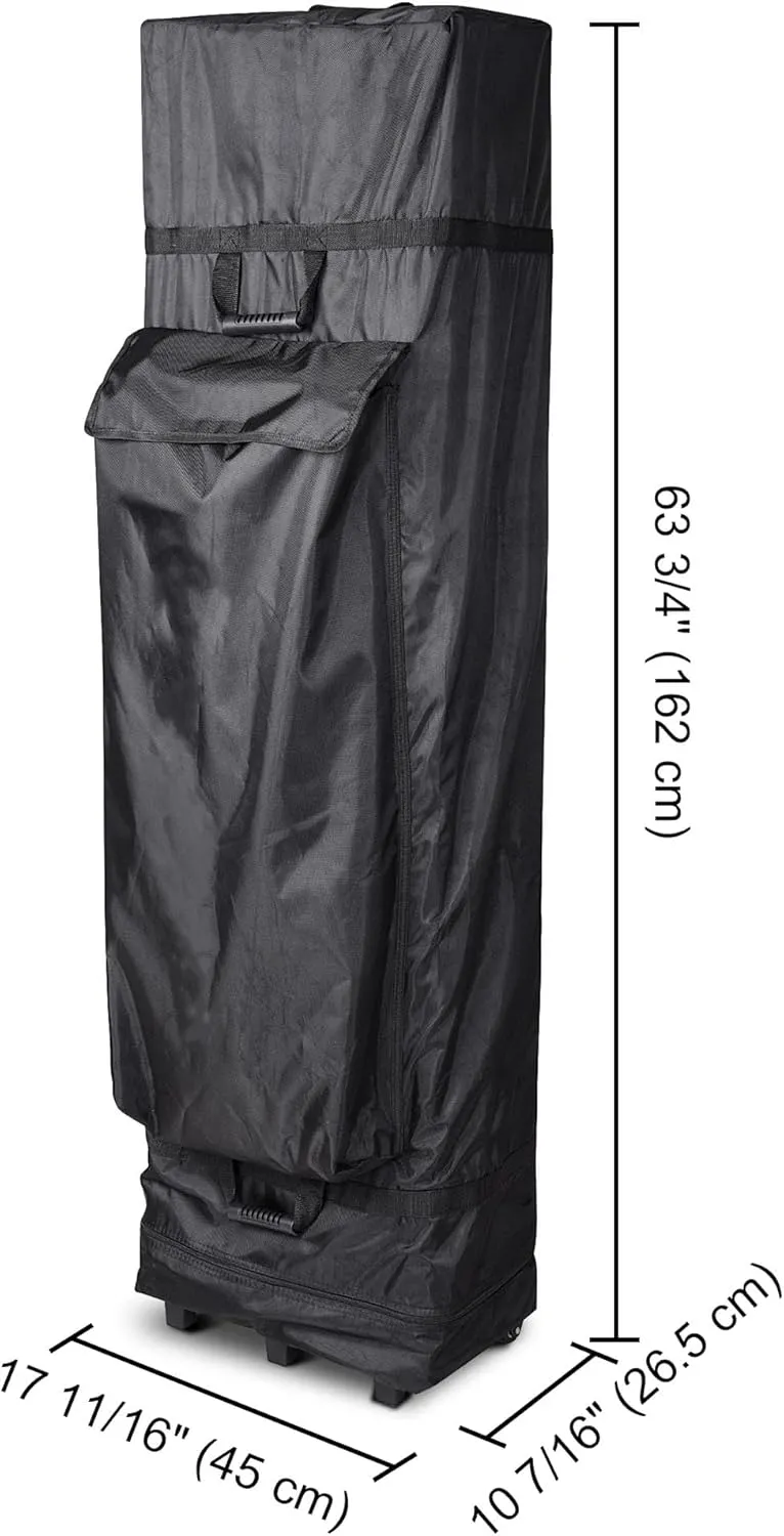 Universal Canopy Roller Bag With Handles for 10x20 Pop Up Tent - Heavy Duty Wheel Carry Bag 1680D