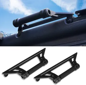 Updated Aluminum Grab Handles Compatible with Ford Bronco 2024 2023 2022 2021 Front Seat 2/4 Door Soft & Hard Top, Metal Grip Handles Replacement for Bronco Interior Accessories (Front)