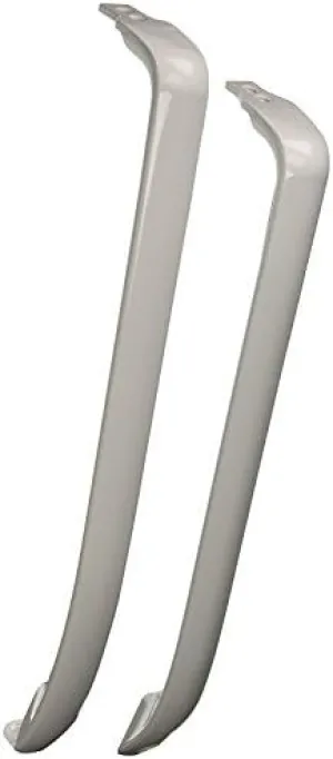 Upgraded Lifetime Appliance WR12X22148 Door Handles Compatible with General Electric (GE) Refrigerator White 19"
