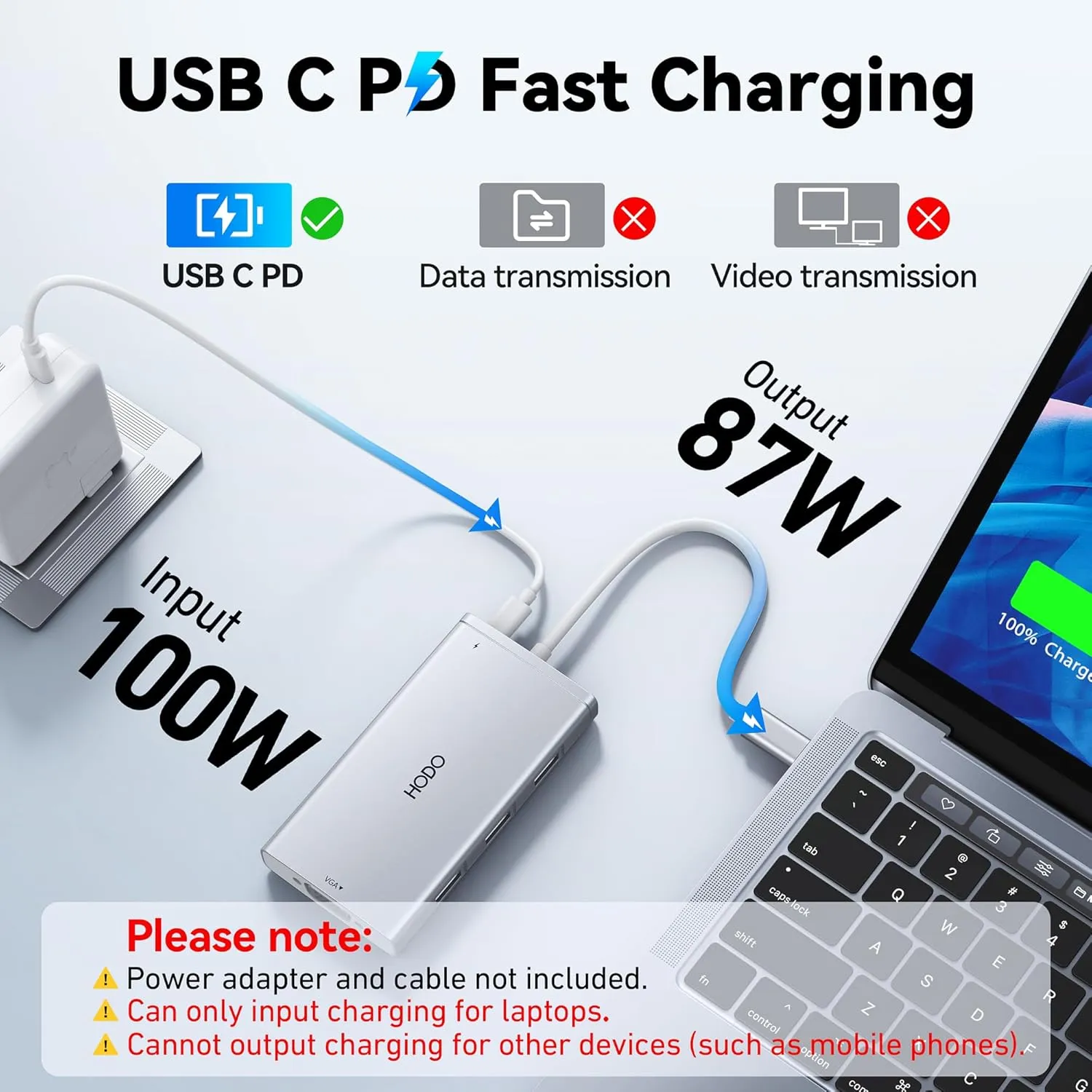 USB C Docking Station Dual Monitor Adapter for Dell HP, Laptop Docking Station 3 Monitors Quadruple Display USB C Hub Dongle to 4K HDMI DisplayPort VGA,100W PD, 3USB2.0, 8 in 1 Thunderbolt Dock