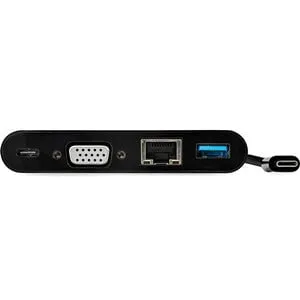 USB C Multiport Adapter - VGA / USB 3.0 / GbE - Power Delivery Charging (60W) - Mac / Windows / Chrome OS - USB C Adapter