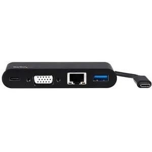 USB C Multiport Adapter - VGA / USB 3.0 / GbE - Power Delivery Charging (60W) - Mac / Windows / Chrome OS - USB C Adapter