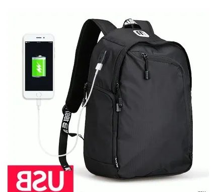 USB CHARGING MEN'S LAPTOP BACKPACKS