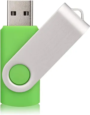 USB for Ubuntu 20.04.2.0 LTS Install Bootable Boot Recovery Live 16GB USB Flash Drive with Persistence 64 Bit Operating System, Green