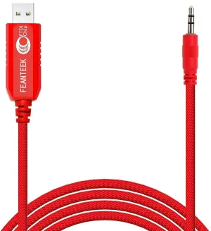 USB Glucose Meter Cable for Onetouch Glucometer with Ultra2, UltraMini, UltraLink, and Ultra Smart Glucose Meter Cable, Red, 1M