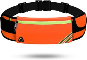 USHAKE Running Belt with Bounce-Free Pouch for iPhone and Samsung Galaxy - Ideal for Running, Walking, Cycling, and Gym Workouts