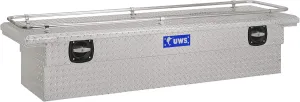 UWS SL-72-LP-R 72" Low Profile Single Lid Crossover Truck Box with Secure Lock Handles and Rails