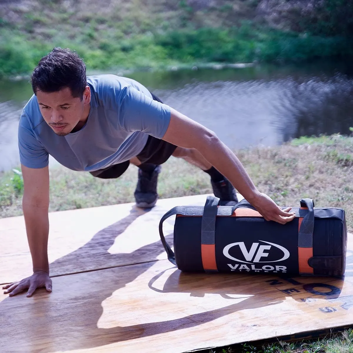 Valor Fitness SDB Pre-Filled Sandbags for Weight and Functional Training with 5 Grip Handles