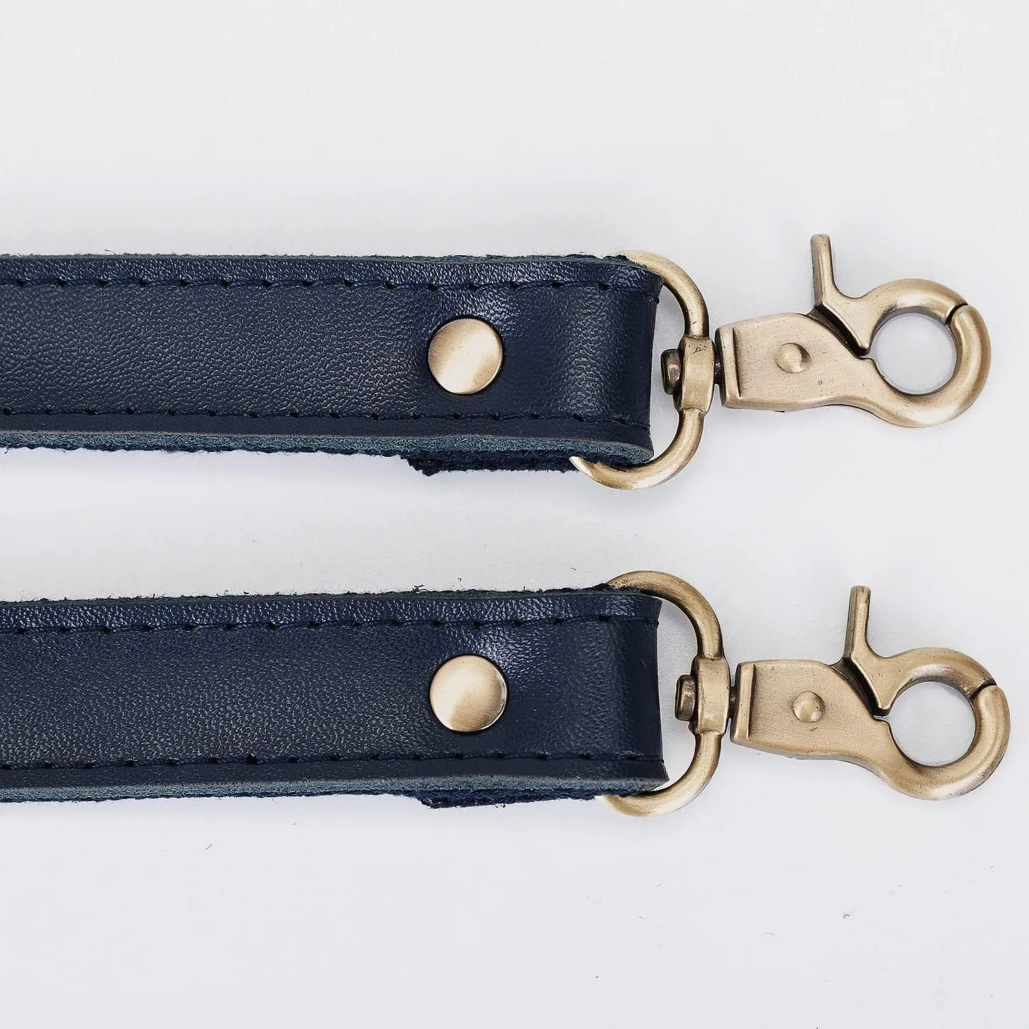 VanEnjoy Pair Genuine Leather Purses Strap Sewing Canvas Backing Bag Handles Replacement
