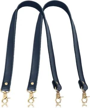 VanEnjoy Pair Genuine Leather Purses Strap Sewing Canvas Backing Bag Handles Replacement