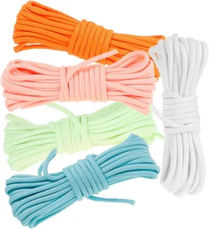 VANZACK High Strength Tent Guy Ropes 5m x 4mm Elastic Tent Pole Elastic Outdoor Canopy Ropes