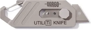 Vargo Titanium Utiliti Knife - Lightweight Pocket Utility Knife with Locking Blade