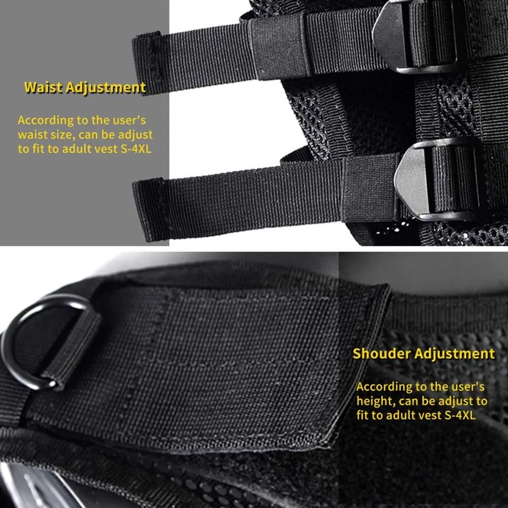 vAv YAKEDA Tactical Vest Outdoor Ultra-Light Breathable Training Airsoft Vest Adjustable for Adults